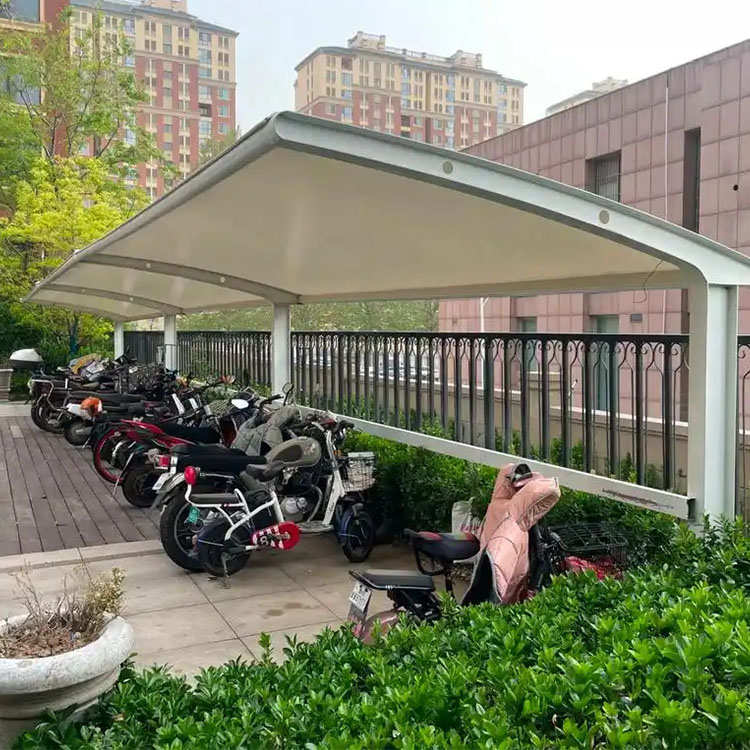 抚州膜结构电动车棚